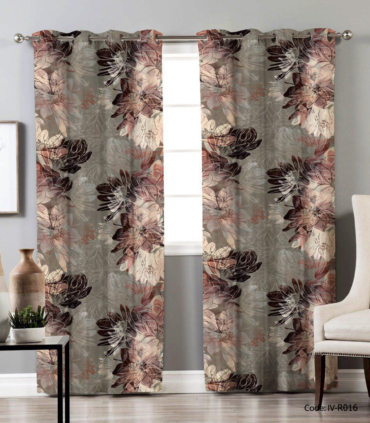 پرده پانچ سالن پذیرایی مدل شادن