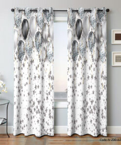 پرده پانچی اتاق خواب مدل ستاره