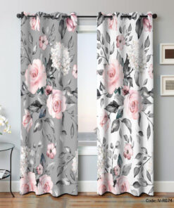 پرده پانچی خواب و پذیرایی مدل ناربن