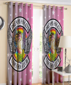 پرده پانچی اتاق کودک مدل UNICORN