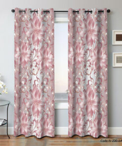 پرده پانچ 2 تکه اتاق خواب مدل یاس