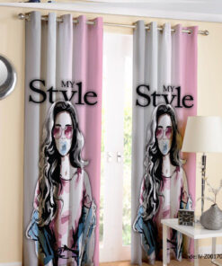 پرده پانچ 2 تکه اتاق نوجوان مدل MY STYLE 4