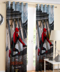 پرده پانچی پسرانه مدل SPIDER MAN