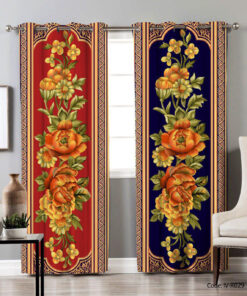 پرده پانچ سالن پذیرایی مدل شیدا