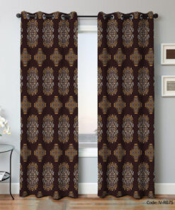 پرده پانچی اتاق پذیرایی 2 تکه مدل چهل ستون