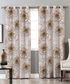 پرده پانچی اتاق خواب و پذیرایی مدل ماهرخ