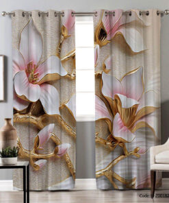 پرده پانچی سالن پذیرایی مدل شوکت