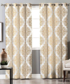 پرده پانچ سالن پذیرایی مدل بخارا