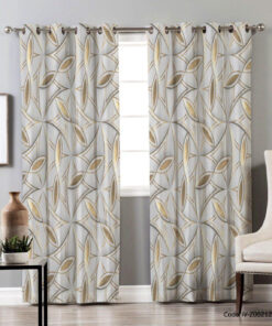 پرده پانچ سالن پذیرایی دو تکه مدل کشمیر