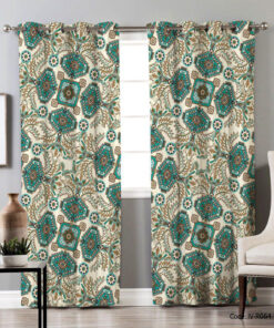 پرده پانچی سالن پذیرایی مدل شیوا