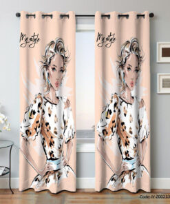 پرده پانچی دخترانه مدل MY STYLE 5