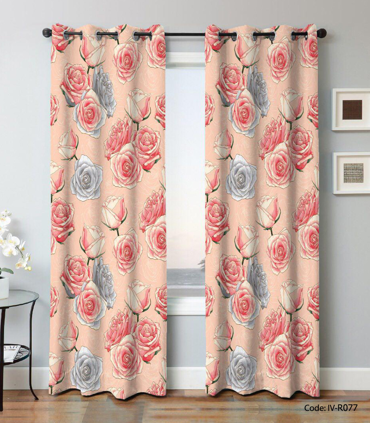 پرده پانچ اتاق پذیرایی مدل سارا