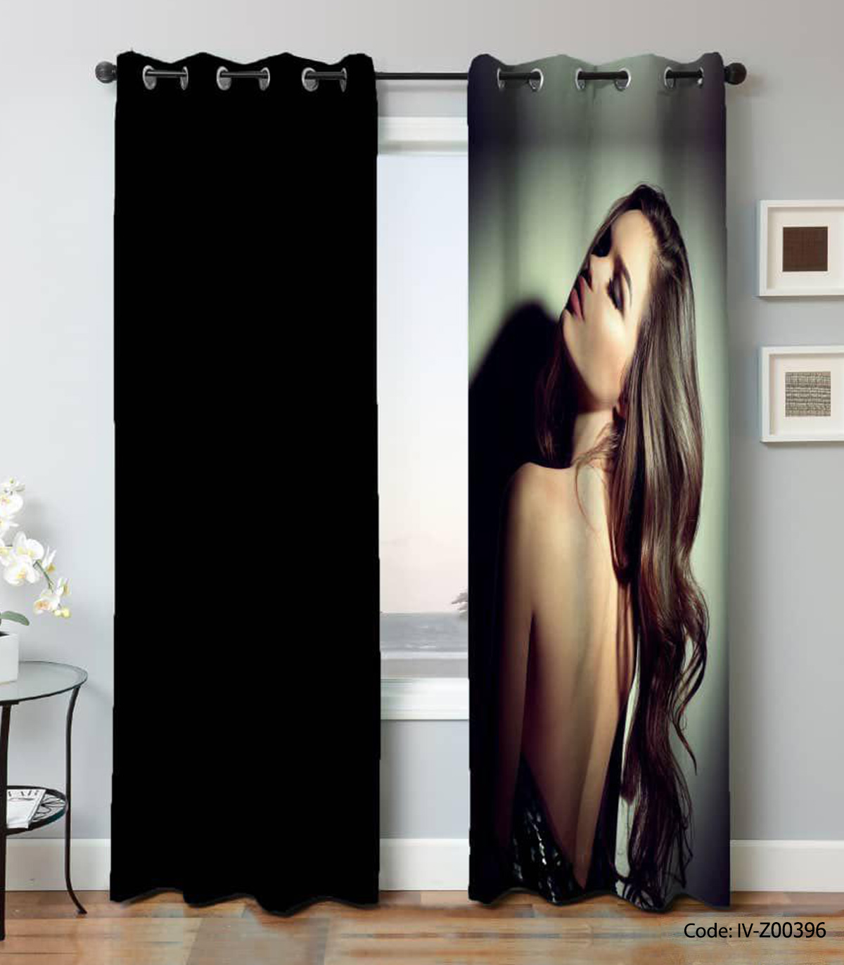 پرده پانچی مخصوص ارایشگاه مدل فریبا