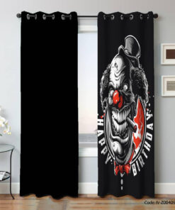 پرده پانچی اتاق خواب مدل دلقک