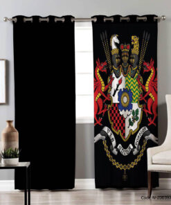 پرده پانچی دو تکه اتاق خواب مدل 397