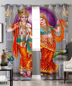 پرده پانچی اتاق خواب مدل رقصنده