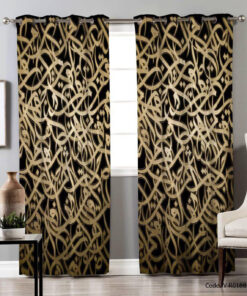 پرده پانچی سالن پذیرایی مدل اشکانیان