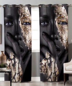 پرده پانچ سالن ارایشگاه مدل لاریسا