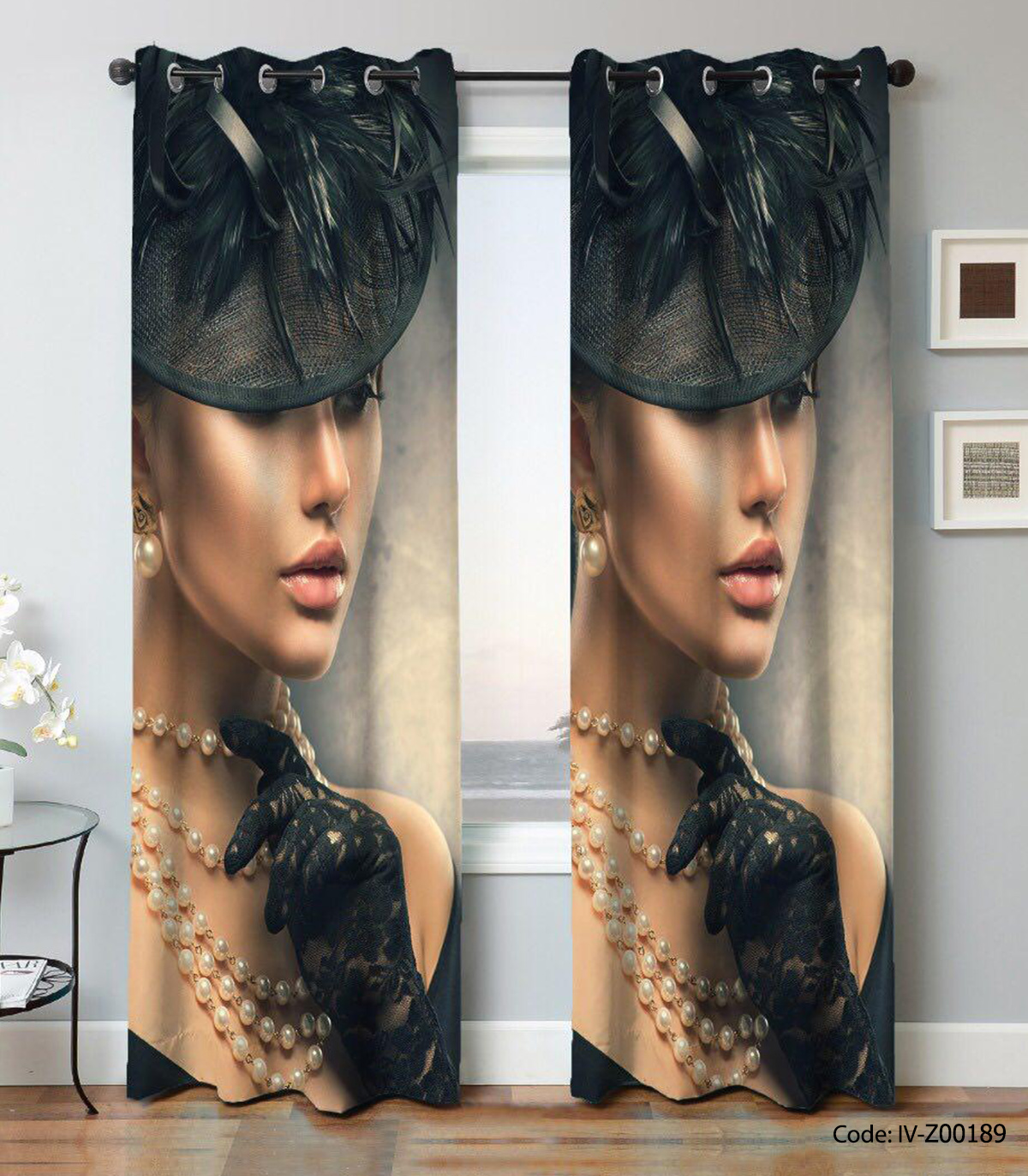 پرده پانچ مناسب ارایشگاه مدل سرسی