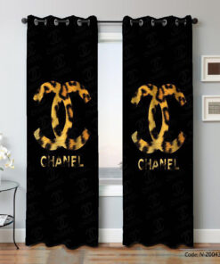 پرده پانچی اسپرت مدل CHANEL GOLD