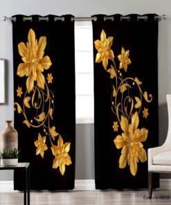 پرده پانچ سالن پذیرایی دو تکه مدل بوژگان