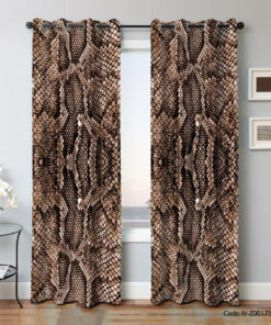 پرده پانچ سالن پذیرایی مدل مار کبری