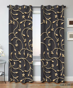 پرده پانچ 2 تکه سالن پذیرایی مدل تخت سلیمان