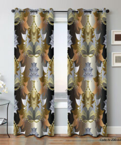 پرده پانچ اتاق پذیرایی مدل نخشب