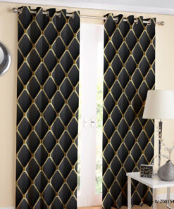 پرده پانچی اتاق پذیرایی 2 تکه مدل هرات