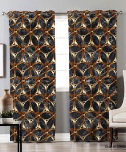 پرده پانچی سالن پذیرایی مدل ریوند