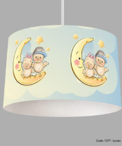 لوستر سقفی اتاق کودک دخترانه و پسرانه مدل BAD CHICKEN