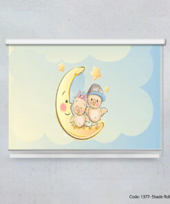 پرده شید اتاق کودک پسرانه و دخترانه مدل BAD CHICKEN