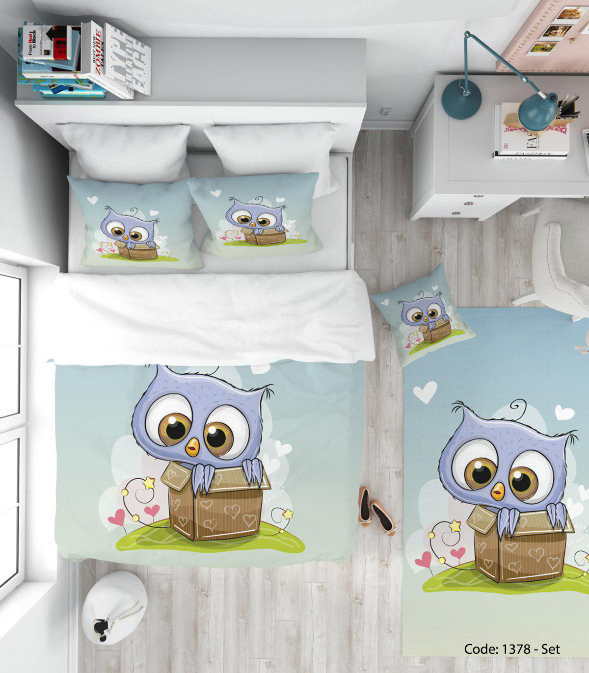 روتختی کودکانه مدل BLUE OWL