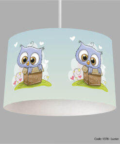 لوستر سقفی مناسب سیسمونی مدل BLUE OWL