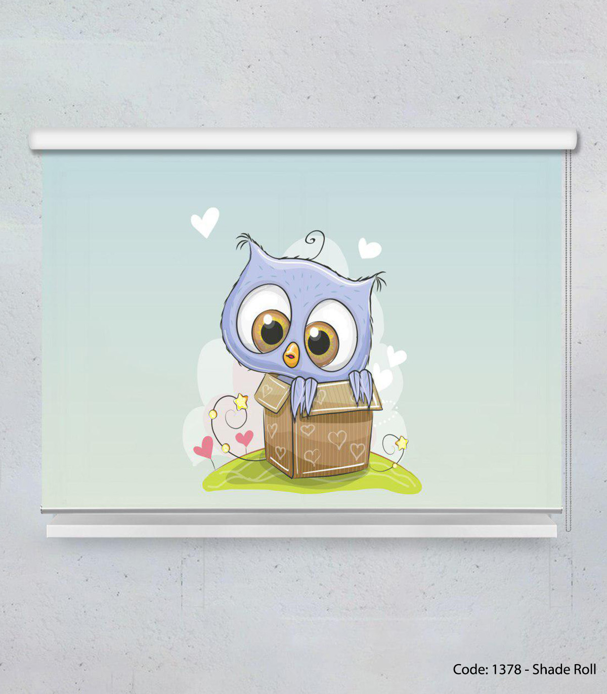 پرده شید مناسب سیسمونی مدل BLUE OWL