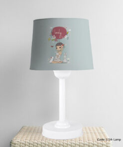 آباژور اتاق کودک دخترانه مدل LOVELY