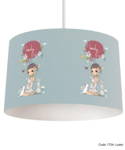 لوستر سقفی اتاق کودک دخترانه مدل LOVELY