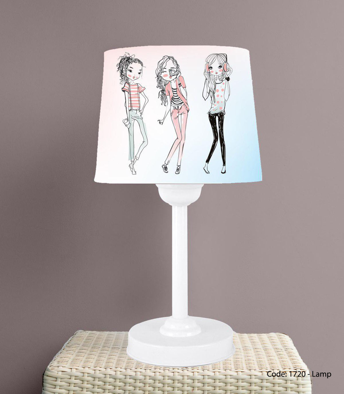 آباژور رومیزی دخترانه نوجوان مدل GIRLS