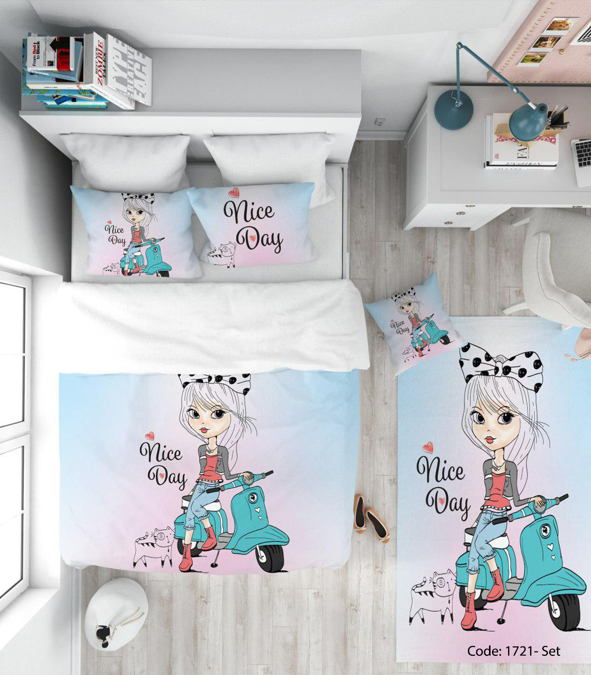 ست روتختی اتاق کودک مدل NICE DAY