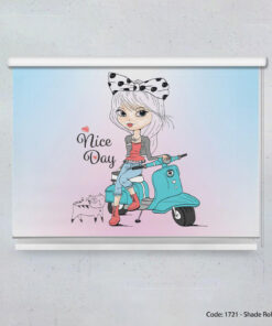 پرده شید رول اتاق کودک مدل NICE DAY