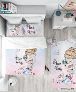 ست روتختی اتاق کودک دخترانه مدل PHOTOGRAPHER