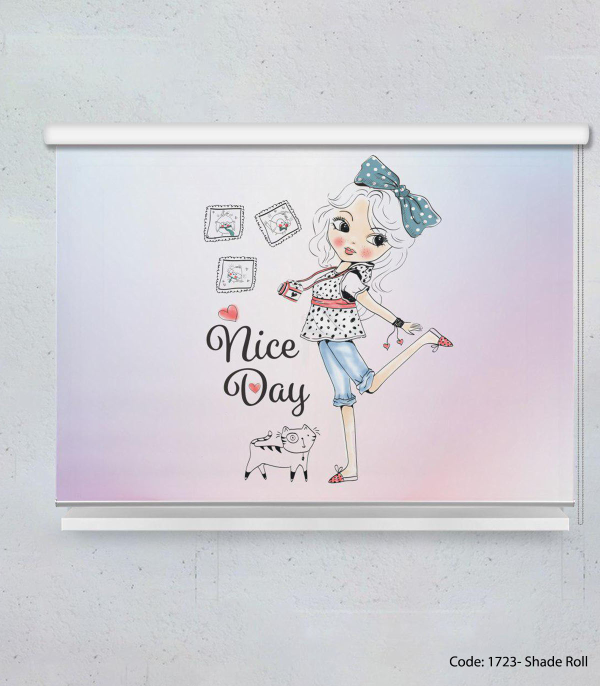 پرده شید بالارو فانتزی اتاق کودک مدل MODELING