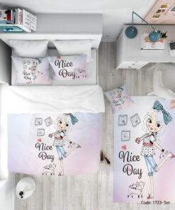 ست روتختی و ملحفه فانتزی اتاق کودک مدل MODELING