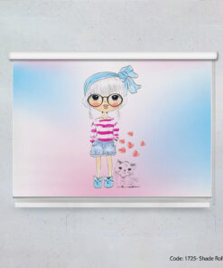 پرده شیدرول دخترانه مدل SARA