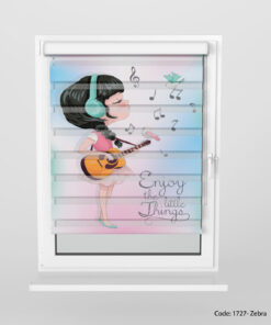 پرده زبرا اتاق کودک مدل GUITARIST