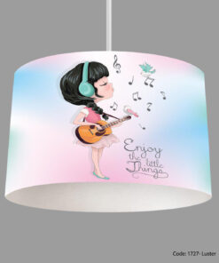 لوستر آباژور اتاق کودک مدل GUITARIST