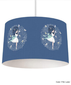 لوستر سقفی سرمه ای دخترانه مدل BLUE HAIR