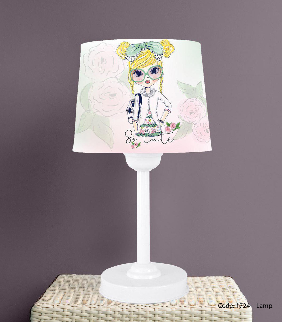 آباژور رومیزی دخترانه مدل SO CUTE