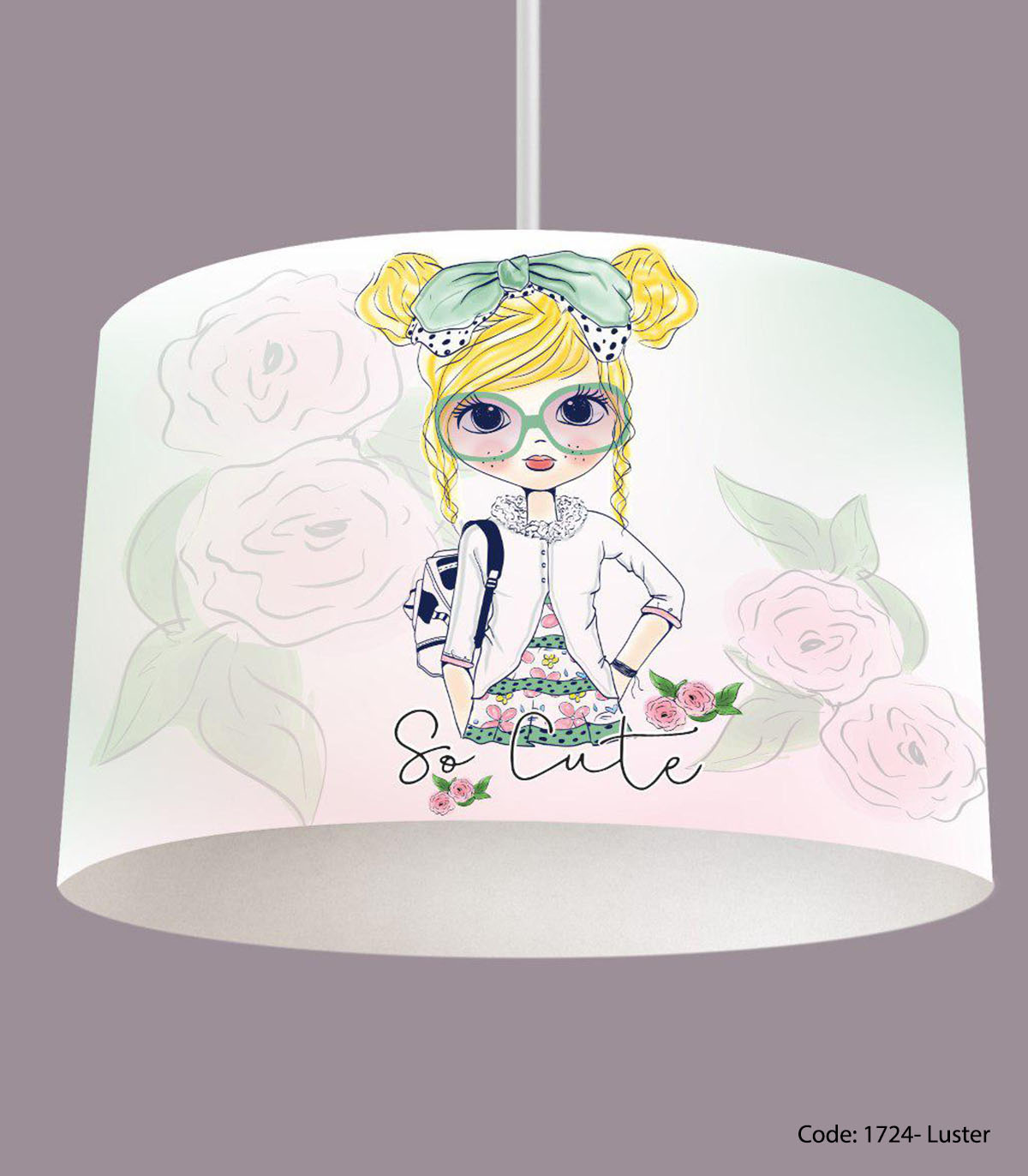 لوستر سقفی دخترانه مدل SO CUTE