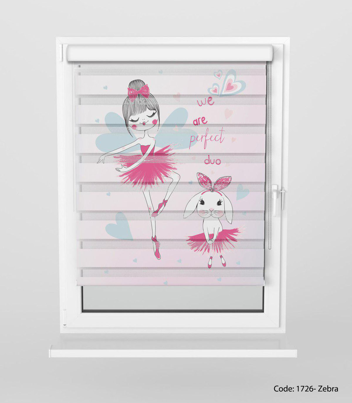 پرده زبرا اتاق کودک مدل RABBIT